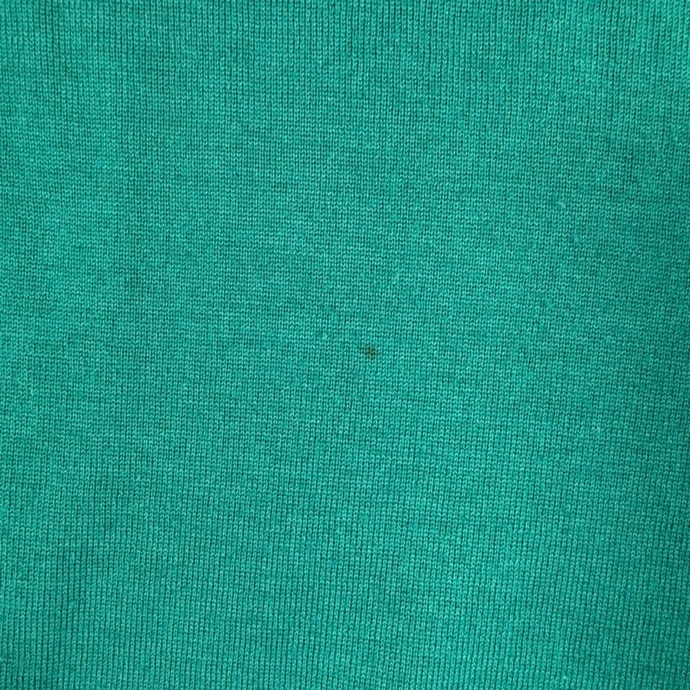 J.Crew Tippi Sweater Green 100% Merino Wool 3/4 Sleeve XXS 93577 HO12